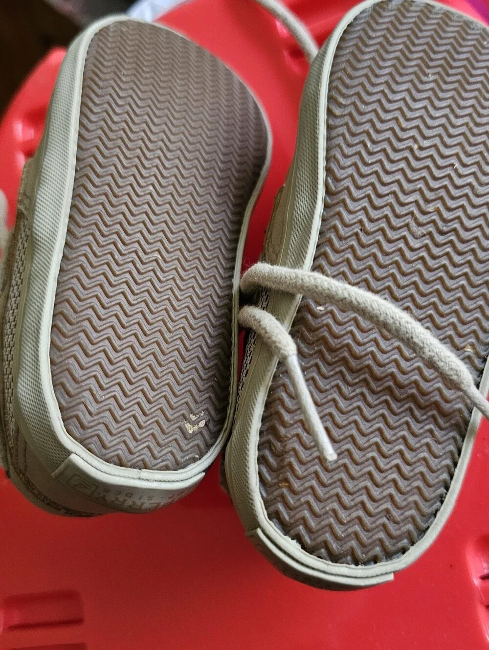 Sperry Kids Tan Moccasin Boat Shoes